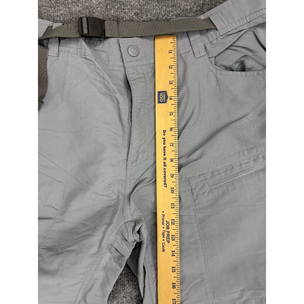 The North Face Convertible Pants Men's X-Large Gray Straight Leg Pockets Nylon - Picture 4 of 10